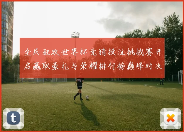 全民狂欢世界杯竞猜投注挑战赛开启赢取豪礼与荣耀排行榜巅峰对决