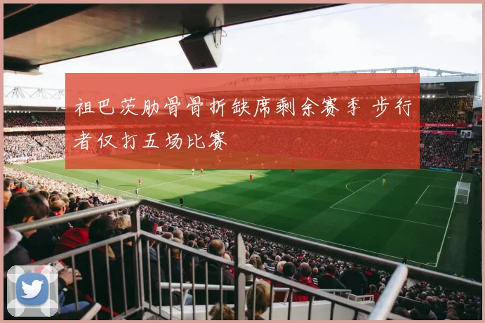 祖巴茨肋骨骨折缺席剩余赛季 步行者仅打五场比赛